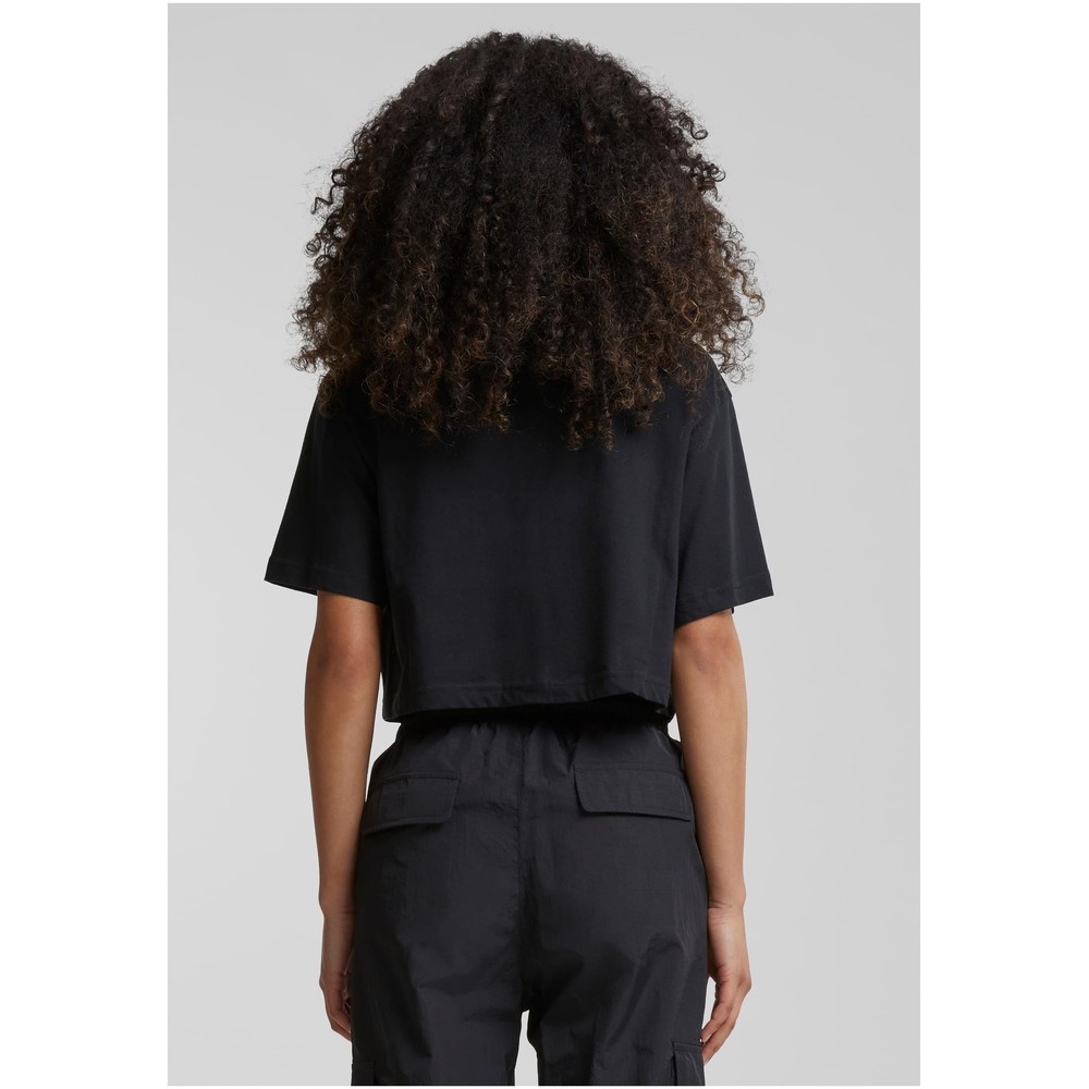 Urban Classics - Short Oversized Tee 2Pack black+light rose Crop top - Schwarz/Rosa